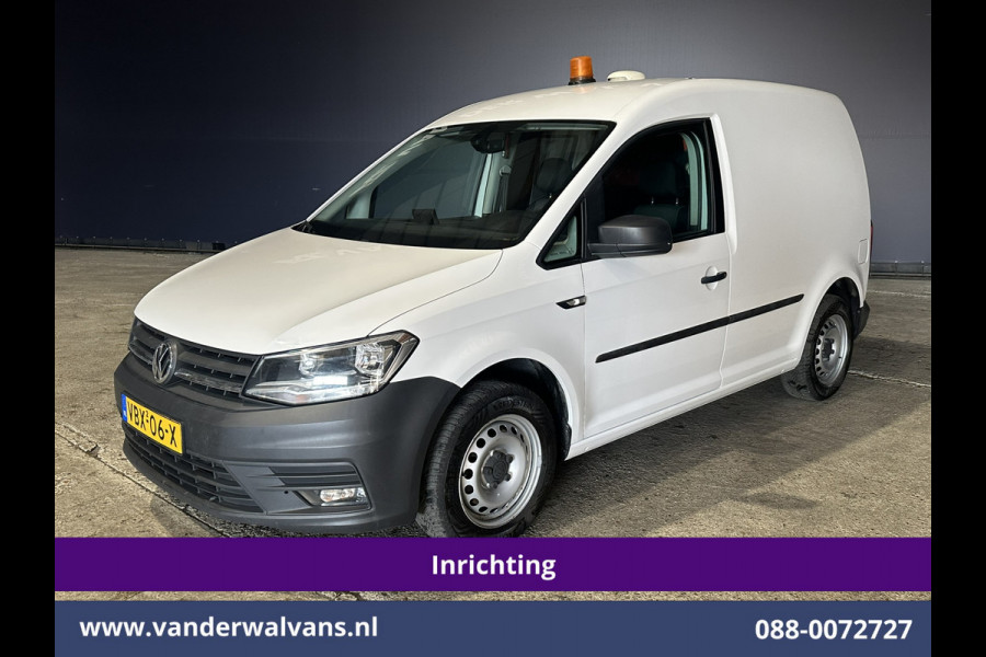 Volkswagen Caddy 2.0 TDI L1H1 inrichting Euro6 Airco | Camera | Cruisecontrol | Trekhaak Verwarmde Voorruit, Zijdeur, Parkeersensoren