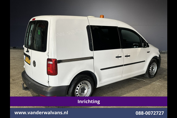 Volkswagen Caddy 2.0 TDI L1H1 inrichting Euro6 Airco | Camera | Cruisecontrol | Trekhaak Verwarmde Voorruit, Zijdeur, Parkeersensoren