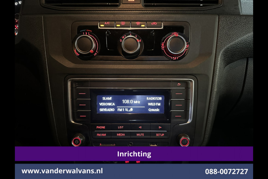 Volkswagen Caddy 2.0 TDI L1H1 inrichting Euro6 Airco | Camera | Cruisecontrol | Trekhaak Verwarmde Voorruit, Zijdeur, Parkeersensoren