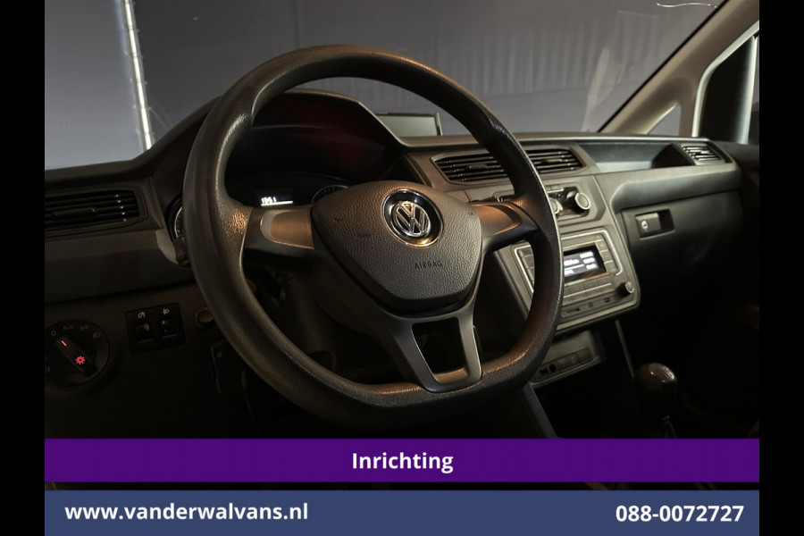 Volkswagen Caddy 2.0 TDI L1H1 inrichting Euro6 Airco | Camera | Cruisecontrol | Trekhaak Verwarmde Voorruit, Zijdeur, Parkeersensoren