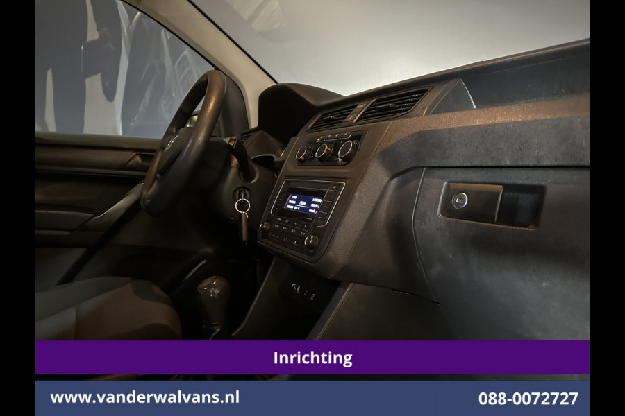 Volkswagen Caddy 2.0 TDI L1H1 inrichting Euro6 Airco | Camera | Cruisecontrol | Trekhaak Verwarmde Voorruit, Zijdeur, Parkeersensoren