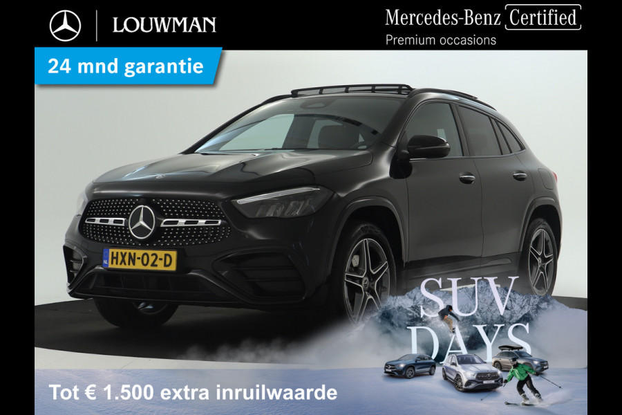 Mercedes-Benz GLA 250 e AMG Plug-In Hybride Panoramadak | Navigatie | MBUX wide screen | Parking support | Inclusief 24 maanden Mercedes-Benz Certified garantie voor Europa.