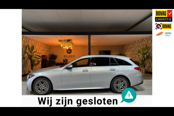 Mercedes-Benz C-Klasse Estate 300 e AMG Line Garantie Trekhaak Massage Pano Ambient 360 Blindspot Elek Achterklep StuurVW Rijklaar