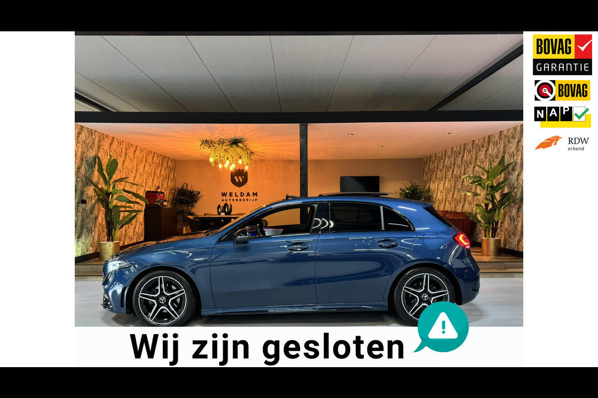 Mercedes-Benz A-Klasse 200 AMG Line Edition Garantie Pano Ambient Night Camera StoelVW Carplay Cruise Clima Navi PDC Led Rijklaar