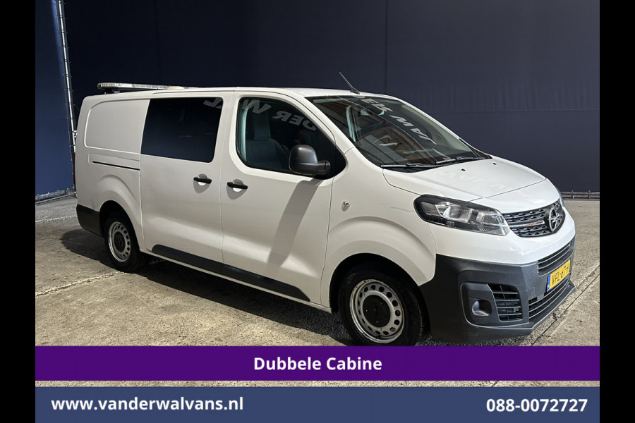 Opel Vivaro 2.0 CDTI 123pk L3H1 Dubbele Cabine Euro6 Airco | 5-zits | Camera | 2500kg trekhaak Cruisecontrol, Parkeersensoren
