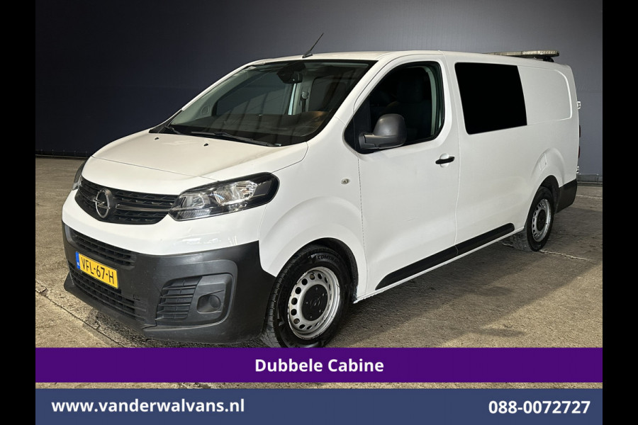 Opel Vivaro 2.0 CDTI 123pk L3H1 Dubbele Cabine Euro6 Airco | 5-zits | Camera | 2500kg trekhaak Cruisecontrol, Parkeersensoren