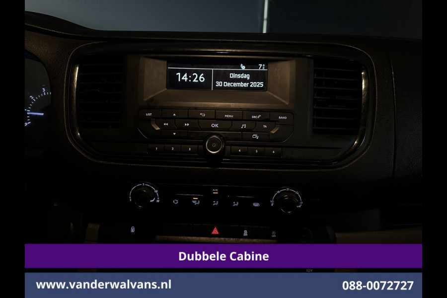 Opel Vivaro 2.0 CDTI 123pk L3H1 Dubbele Cabine Euro6 Airco | 5-zits | Camera | 2500kg trekhaak Cruisecontrol, Parkeersensoren