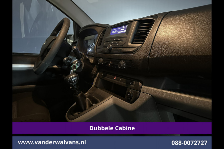 Opel Vivaro 2.0 CDTI 123pk L3H1 Dubbele Cabine Euro6 Airco | 5-zits | Camera | 2500kg trekhaak Cruisecontrol, Parkeersensoren