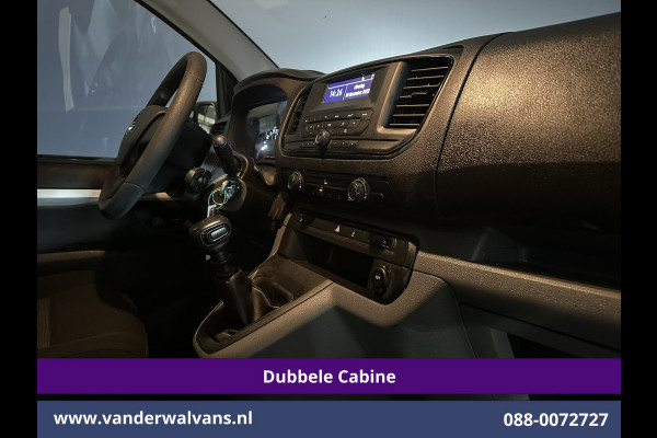 Opel Vivaro 2.0 CDTI 123pk L3H1 Dubbele Cabine Euro6 Airco | 5-zits | Camera | 2500kg trekhaak Cruisecontrol, Parkeersensoren