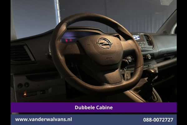 Opel Vivaro 2.0 CDTI 123pk L3H1 Dubbele Cabine Euro6 Airco | 5-zits | Camera | 2500kg trekhaak Cruisecontrol, Parkeersensoren