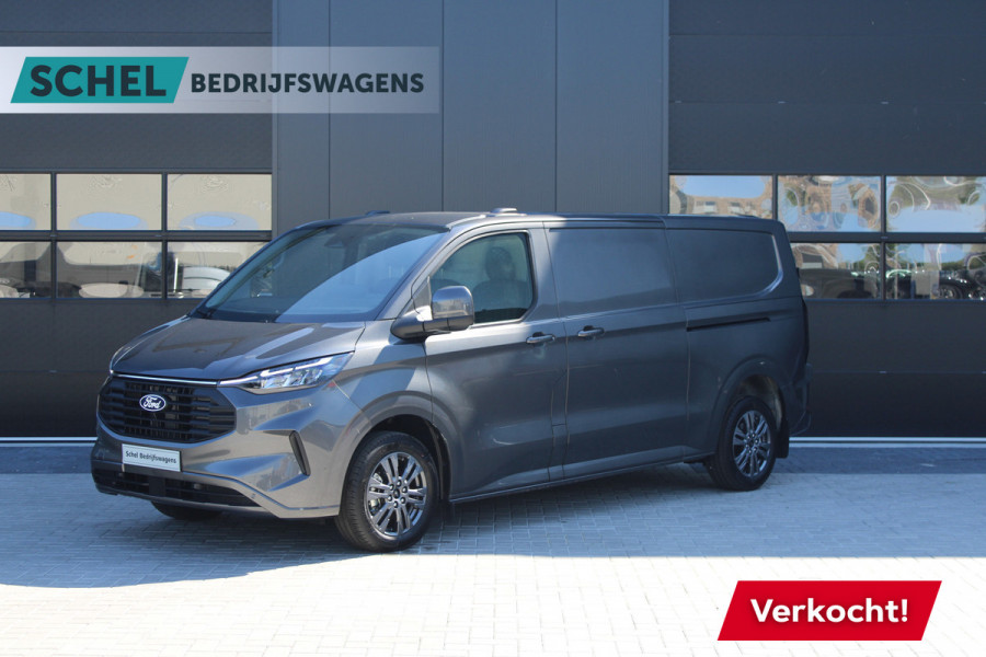 Ford Transit Custom 320 2.0 TDCI L2H1 Limited 150pk - 2x Schuifdeur - Adaptive Cruise - Verwarmd stuur - Blind spot - Navigatie - Camera - Draadloos