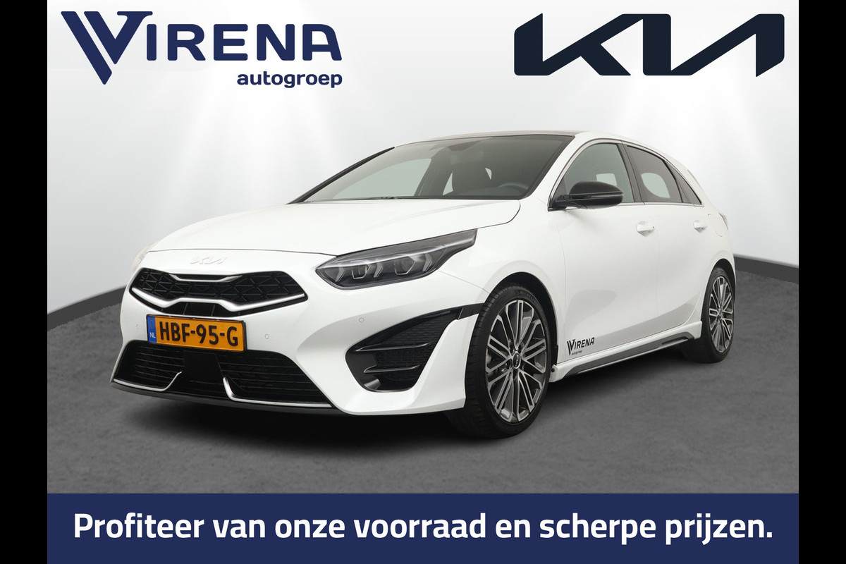 Kia Ceed 1.5 T-GDi GT-PlusLine - Automaat - Rijdende Demo Automaat - Stoel/Stuurverwarming - Adaptief Cruise Control - Navigatie - Climate Control - Fabrieksgarantie Tot 2032