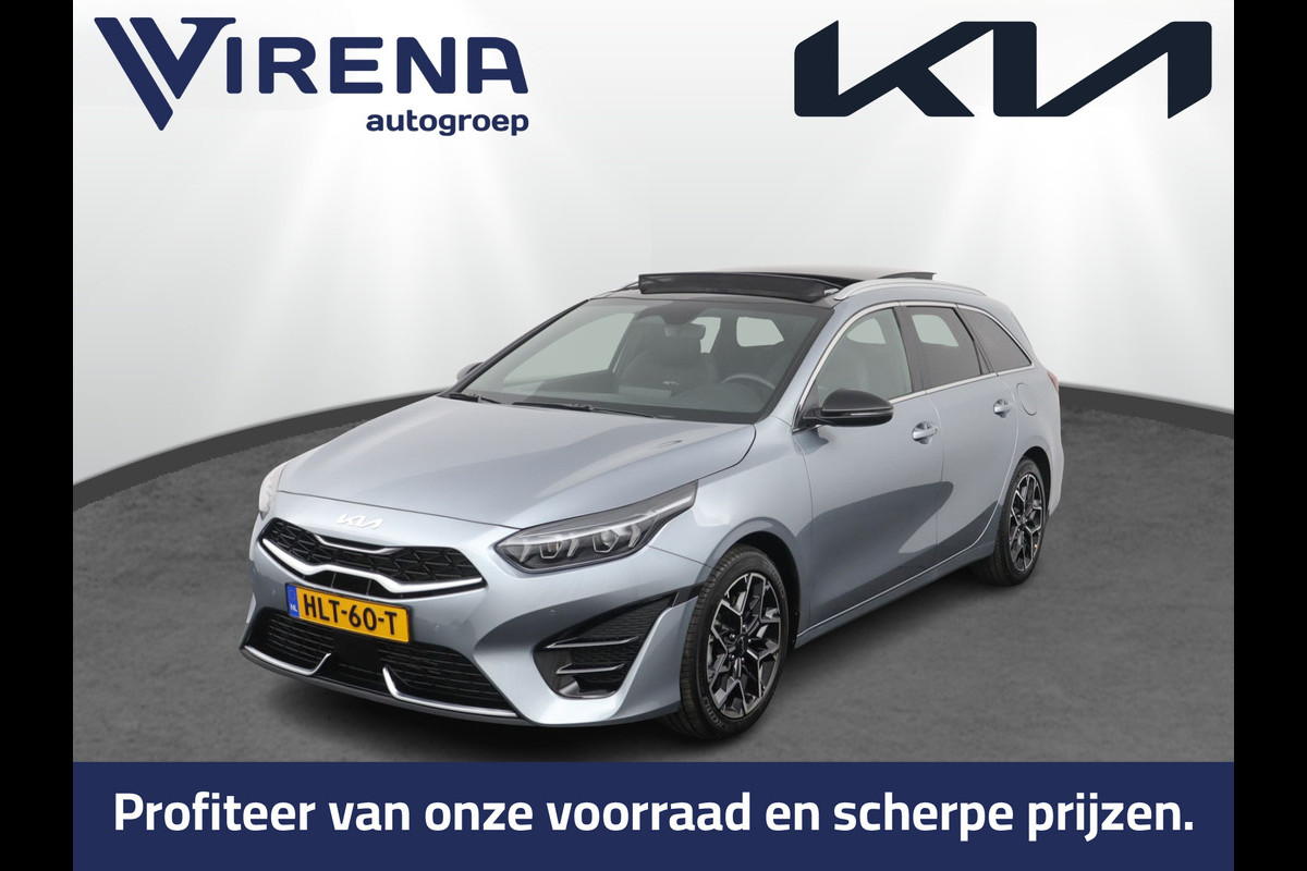 Kia Ceed Sportswagon 1.5 T-GDi GT-Line Automaat - Adaptive Cruise - Navigatie - Stoel/Stuurverwarming - Schuif/-kanteldak - Apple Carplay/Android Auto - Fabrieksgarantie 04-2031