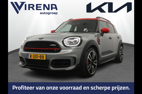 MINI Countryman 2.0 John Cooper Works ALL4 White Silver Edition Automaat - Airco - Apple Carplay/Android Auto - Cruise Control -KeyLess Entry - Panorama Dak - Lederen Bekleding - Voorstoelen Verwarmd - Virena Zekerheidspakket €895,-