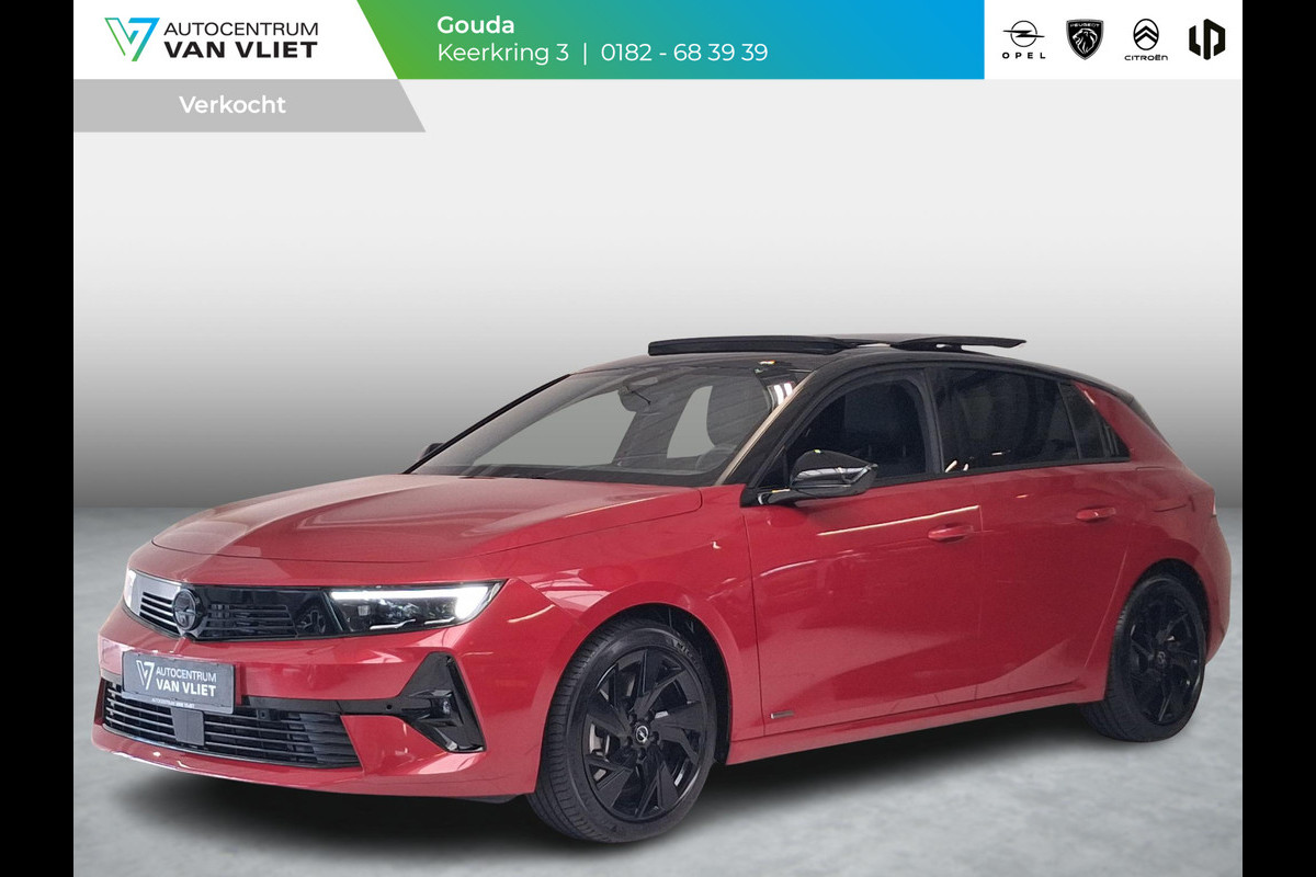 Opel Astra 1.6 TURBO Hybrid 180pk Level 4 (GS) Opel Astra 1.6 TURBO  Hybrid 180pk | Ultimate | Navigatie | Head-up Display | 360° Camera |  Panorama Schuif/kantel dak | Winter Pack | 7,4 kW boordlader |