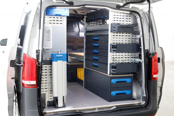 Mercedes-Benz Vito 114 CDI 136pk Compact 9G Automaat 2x Schuifdeur/LED/Camera/Inrichting 07-2022