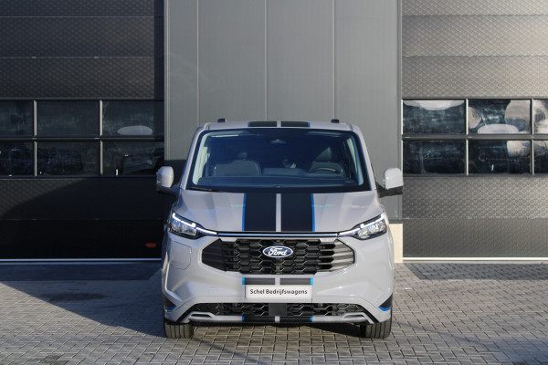 Ford Transit Custom 320 2.5 PHEV L1H1 Sport DC 232pk - 2x Schuif - 360 Camera - ACC - Keyless - Stoel/Stuurverwarming - Blindspot - Incl BPM - Rijkl
