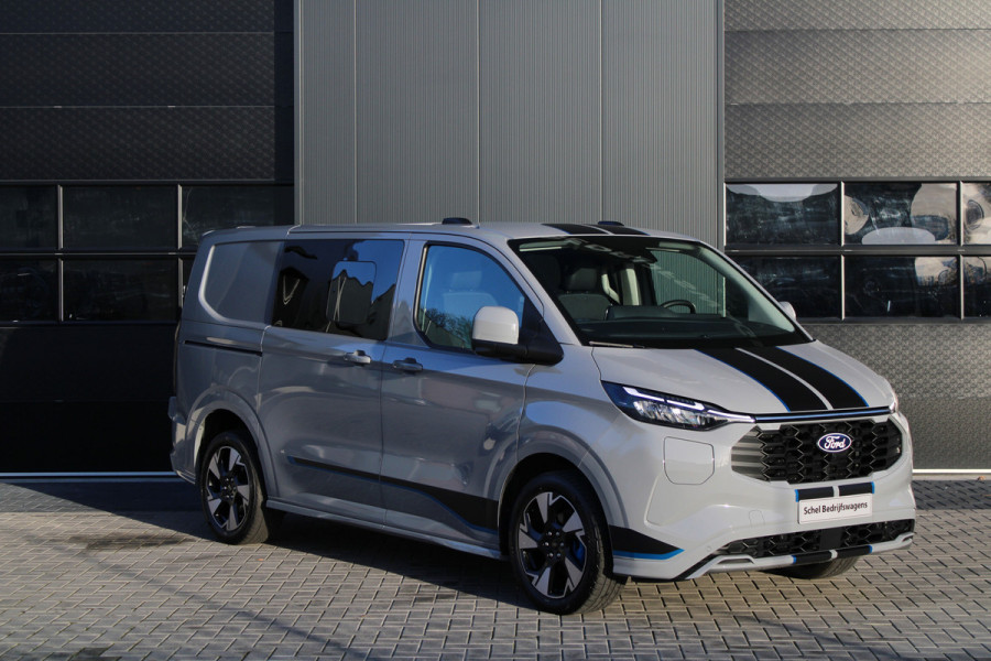 Ford Transit Custom 320 2.5 PHEV L1H1 Sport DC 232pk - 2x Schuif - 360 Camera - ACC - Keyless - Stoel/Stuurverwarming - Blindspot - Incl BPM - Rijkl