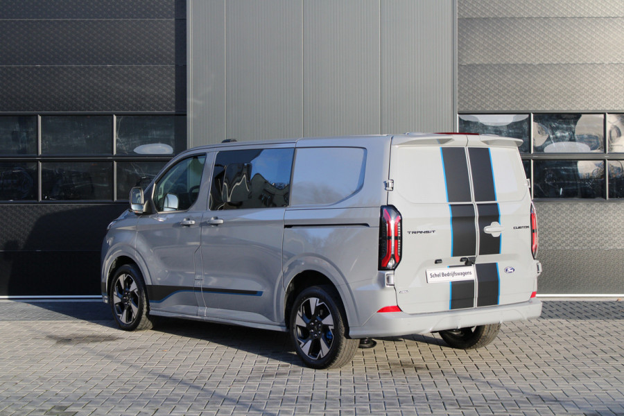 Ford Transit Custom 320 2.5 PHEV L1H1 Sport DC 232pk - 2x Schuif - 360 Camera - ACC - Keyless - Stoel/Stuurverwarming - Blindspot - Incl BPM - Rijkl