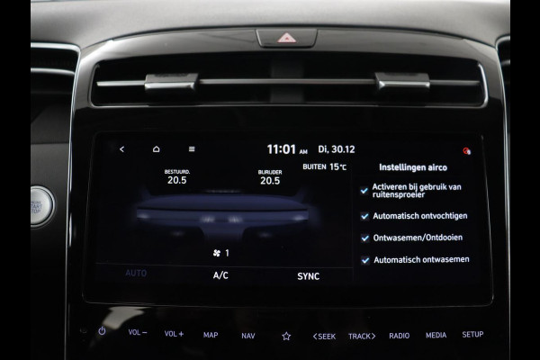 Hyundai Tucson 1.6 T-GDI PHEV Premium Sky 4WD | Panoramadak | Stoelventilatie | Leder | 360 Camera | Adaptive cruise | Memory | Achterbankverwarming | Carplay | Full LED | Navigatie | Plug In