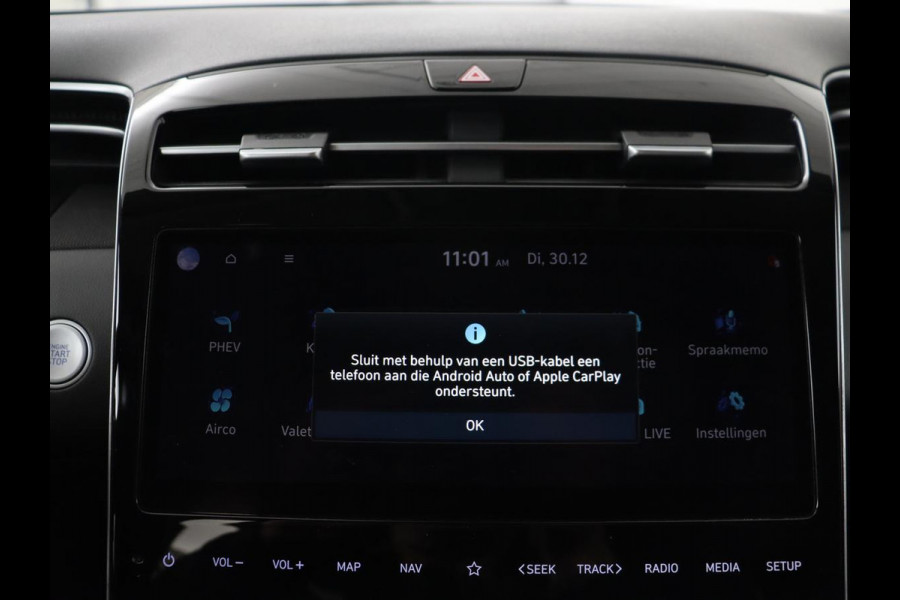 Hyundai Tucson 1.6 T-GDI PHEV Premium Sky 4WD | Panoramadak | Stoelventilatie | Leder | 360 Camera | Adaptive cruise | Memory | Achterbankverwarming | Carplay | Full LED | Navigatie | Plug In
