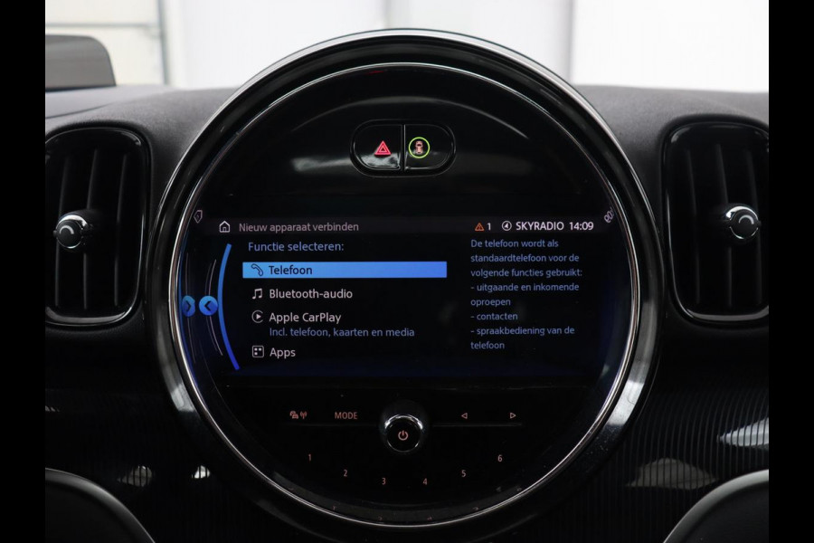 MINI Countryman 1.5 Cooper S E ALL4 | Panoramadak | Head-Up | Leder | Stoelverwarming | Harman/Kardon | Carplay | Adaptive cruise | Navigatie | Camera | Full LED | PHEV | Plug In