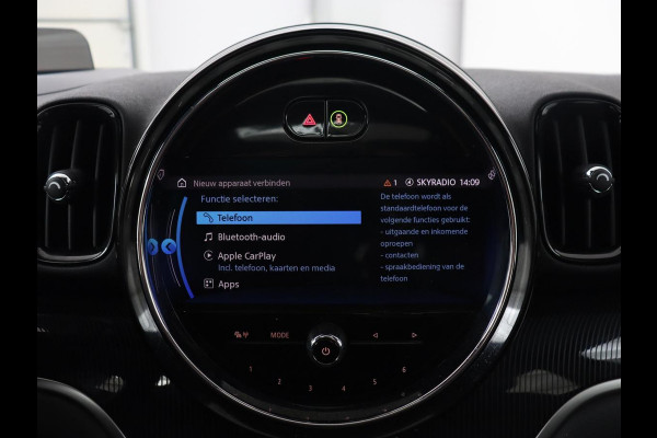MINI Countryman 1.5 Cooper S E ALL4 | Panoramadak | Head-Up | Leder | Stoelverwarming | Harman/Kardon | Carplay | Adaptive cruise | Navigatie | Camera | Full LED | PHEV | Plug In
