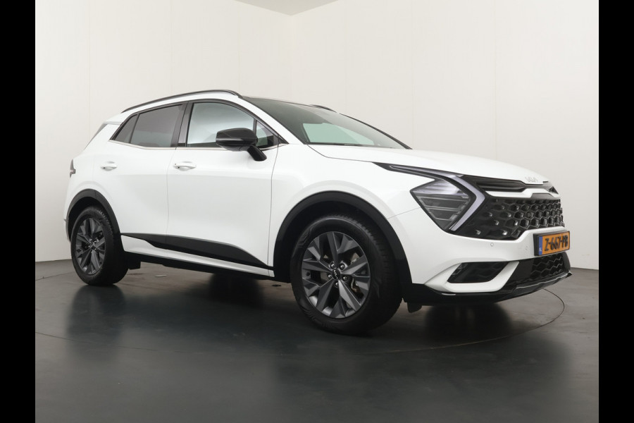 Kia Sportage 1.6 T-GDi Hybrid GT-Line Automaat Apple Carlpay/Android Auto - Cruise Control Adapatief - Dodehoekdetectie - Panorama Dak - Navigatie -  Stoel/Stuurverwarming - Trekhaak - Fabrieksgarantie tot 05-2031