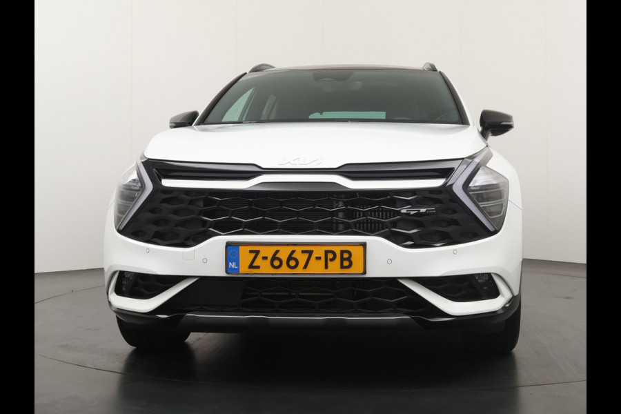 Kia Sportage 1.6 T-GDi Hybrid GT-Line Automaat Apple Carlpay/Android Auto - Cruise Control Adapatief - Dodehoekdetectie - Panorama Dak - Navigatie -  Stoel/Stuurverwarming - Trekhaak - Fabrieksgarantie tot 05-2031