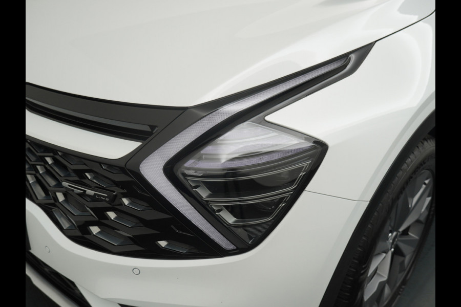 Kia Sportage 1.6 T-GDi Hybrid GT-Line Automaat Apple Carlpay/Android Auto - Cruise Control Adapatief - Dodehoekdetectie - Panorama Dak - Navigatie -  Stoel/Stuurverwarming - Trekhaak - Fabrieksgarantie tot 05-2031