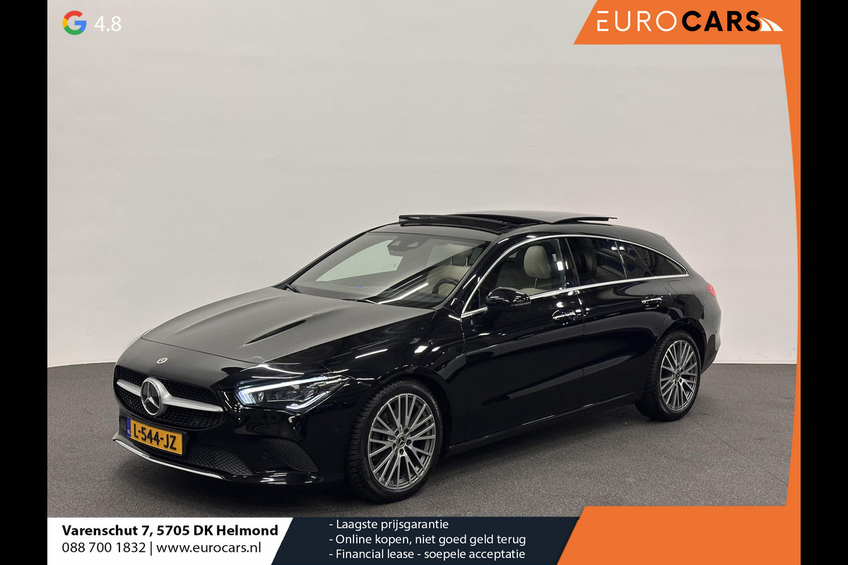 Mercedes-Benz CLA-Klasse Shooting Brake 200 Aut. DCT Luxury BUITENKANS! Panodak Ambient Light Leder + Memory stoelen PDC VA+Camera Mulitibeam LED NAVI MBUX Augmented Reality NL Auto + NAP