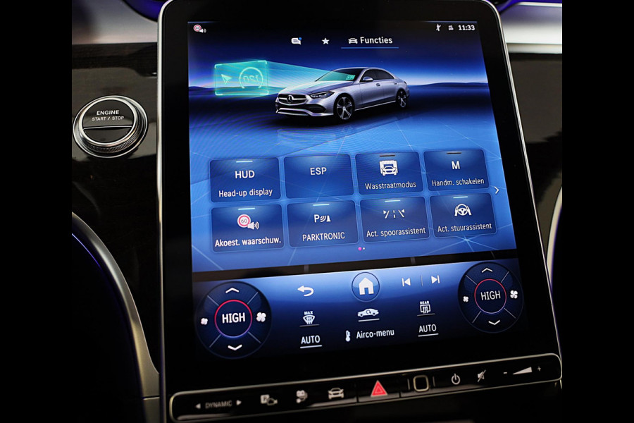 Mercedes-Benz C-Klasse 300 e AMG 63 Look / Burmester / Head Up / 360 Camera / Acc / Elek Stoelen / Full Leder / Open Pano / 20 Inc