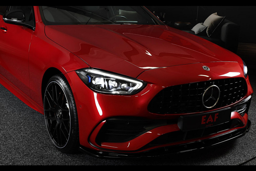 Mercedes-Benz C-Klasse 300 e AMG 63 Look / Burmester / Head Up / 360 Camera / Acc / Elek Stoelen / Full Leder / Open Pano / 20 Inc