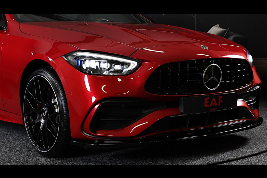Mercedes-Benz C-Klasse 300 e AMG 63 Look / Burmester / Head Up / 360 Camera / Acc / Elek Stoelen / Full Leder / Open Pano / 20 Inc