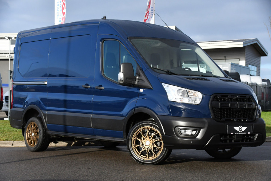 Ford Transit 350 2.0 TDCI L2H2 PB Edition Cruise, Sensoren, 130pk, Automaat, Trekhaak, Airco, Radio, Uniek!