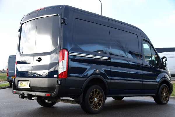 Ford Transit 350 2.0 TDCI L2H2 PB Edition Cruise, Sensoren, 130pk, Automaat, Trekhaak, Airco, Radio, Uniek!