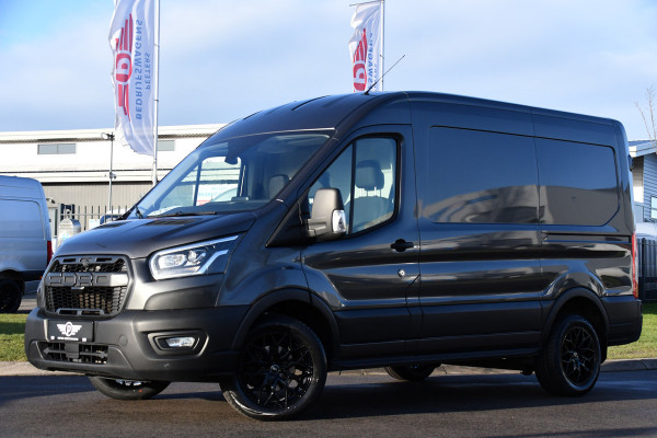 Ford Transit 350 2.0 TDCI L2H2 Raptor Edition Camera, Cruise, Carplay, Xenon, 170pk, Stoelverwarming, Automaat, Trekhaak, Uniek!