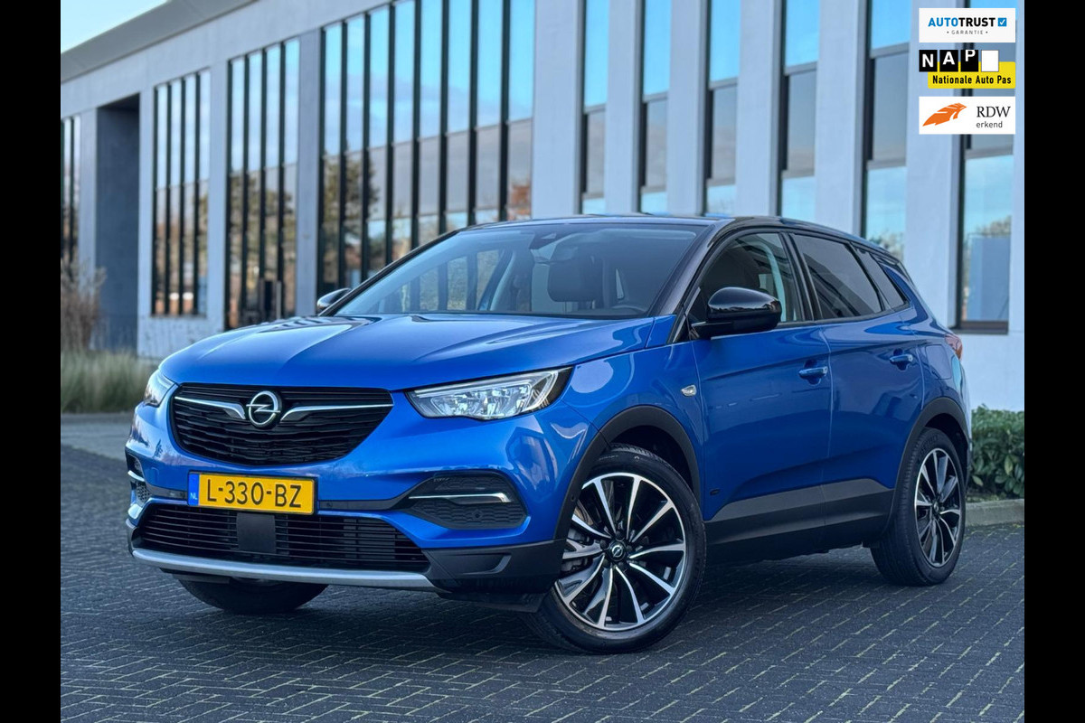 Opel Grandland X 1.6 Turbo 180 pk Hybrid Elegance, achteruitrijcamera, trekhaak, 19 inch, zwart dak, NL auto met nap