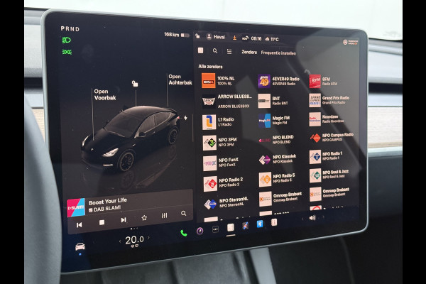 Tesla Model Y Performance AWD 75kWh SOH 95% Warmtepomp Panoramadak Navi Ecc Leder Lmv 21" Keyless Led Elek.Achterklep Memory Stoel+Stuurverwarming AMD-Ryzen­™-Processor 1e Eigenaar Origineel Nederlandse Auto fabrieksgarantie tot 14-12-2027 Batterij en Motorgarantie tot 14-12-2031/192.000km