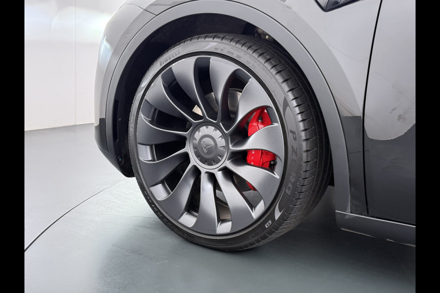 Tesla Model Y Performance AWD 75kWh SOH 95% Warmtepomp Panoramadak Navi Ecc Leder Lmv 21" Keyless Led Elek.Achterklep Memory Stoel+Stuurverwarming AMD-Ryzen­™-Processor 1e Eigenaar Origineel Nederlandse Auto fabrieksgarantie tot 14-12-2027 Batterij en Motorgarantie tot 14-12-2031/192.000km