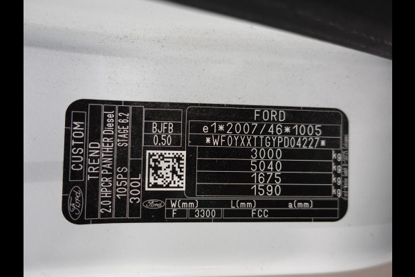 Ford Transit Custom 300 2.0 TDCI L2H1 Trend Navigatie Cruise Control Parkeersenoren Airco Camera Carplay Trekhaak
