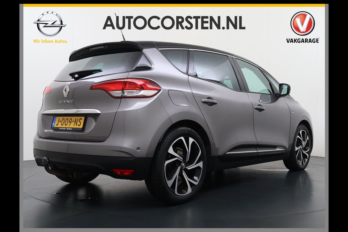 Renault Scénic 1.3TCe 141PK 3D-Navi Camera Lmv 20" Bose®-Sound Trekhaak Ecc Cruise Control Pdc Apple Carplay/Android Keyless Stoelverwarming+Massage Multi-Sense Led Regen-Lichtsensor Parkeer assistent Zeer complete Scenic, vanaf 2020 door ons onderhouden!