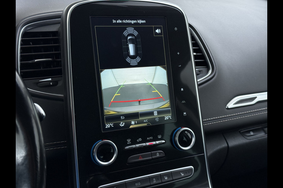 Renault Scénic 1.3TCe 141PK 3D-Navi Camera Lmv 20" Bose®-Sound Trekhaak Ecc Cruise Control Pdc Apple Carplay/Android Keyless Stoelverwarming+Massage Multi-Sense Led Regen-Lichtsensor Parkeer assistent Zeer complete Scenic, vanaf 2020 door ons onderhouden!