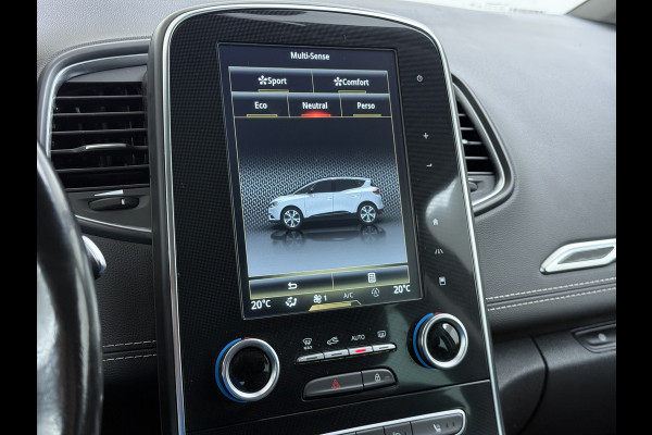 Renault Scénic 1.3TCe 141PK 3D-Navi Camera Lmv 20" Bose®-Sound Trekhaak Ecc Cruise Control Pdc Apple Carplay/Android Keyless Stoelverwarming+Massage Multi-Sense Led Regen-Lichtsensor Parkeer assistent Zeer complete Scenic, vanaf 2020 door ons onderhouden!