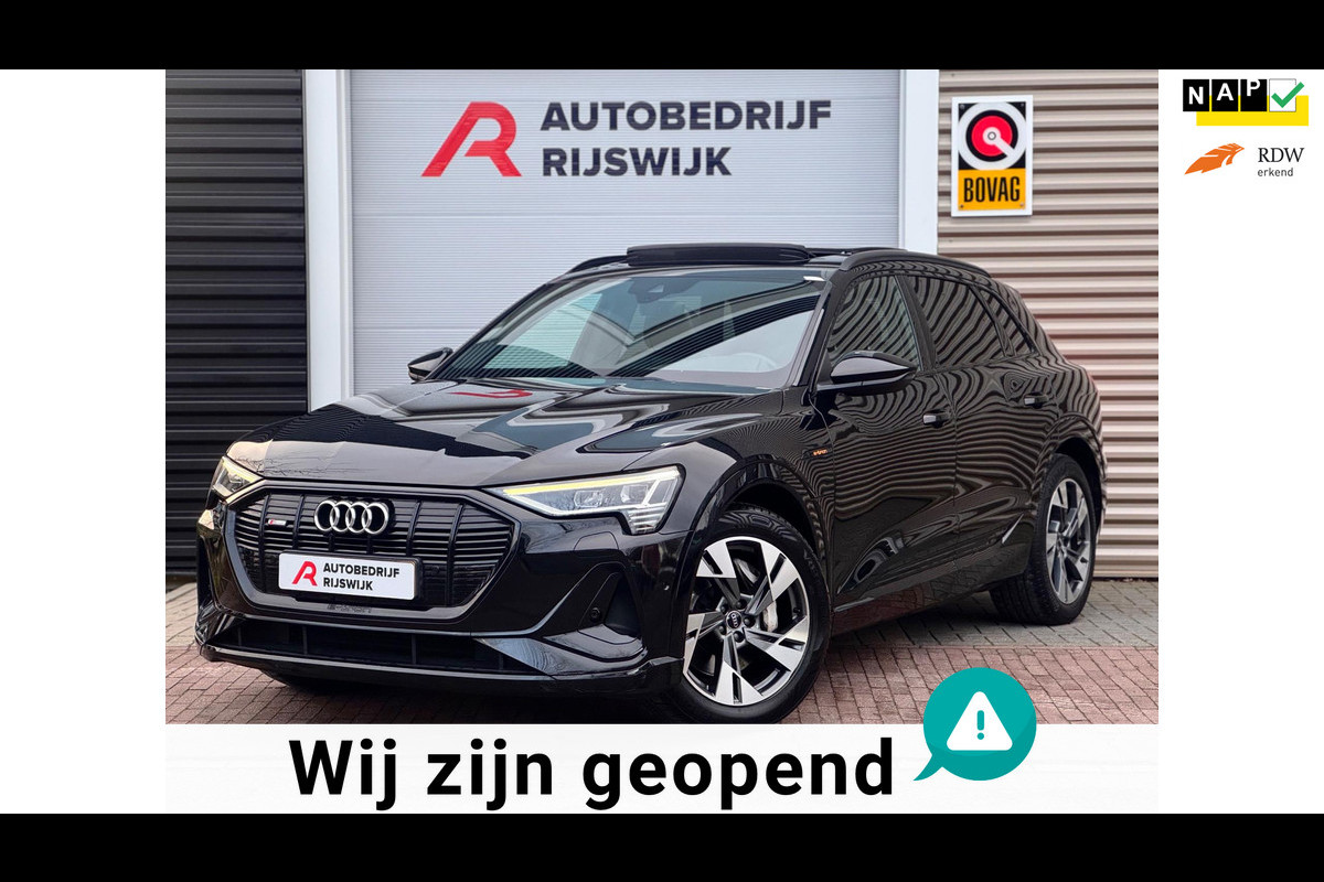 Audi e-tron E-tron 50 quattro Launch edition Black 71 kWh Pano/Memory