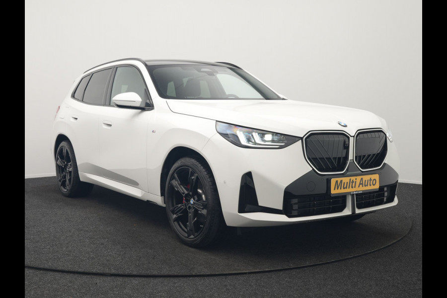 BMW X3 30e xDrive M Sport PRO Plug In Hybrid 299pk PHEV | Panodak | Trekhaak af Fabriek | Adaptive Cruise | 21"L.M | 360 Camera | Head Up | Harman Kardon | Lederen Sportstoelen Memory |  Widescreen |