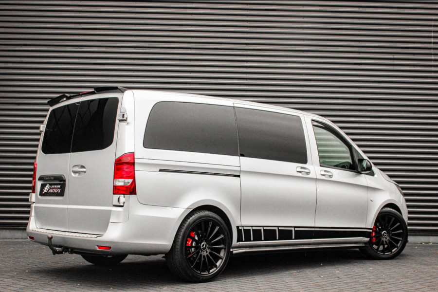 Mercedes-Benz Vito 136PK LANG JB- EDITION FULL BLACK / AMG / SPOILER / VERLAGINGSVEREN / NAVIGATIE / SIDE- BARS / FULL / NAVIGATIE