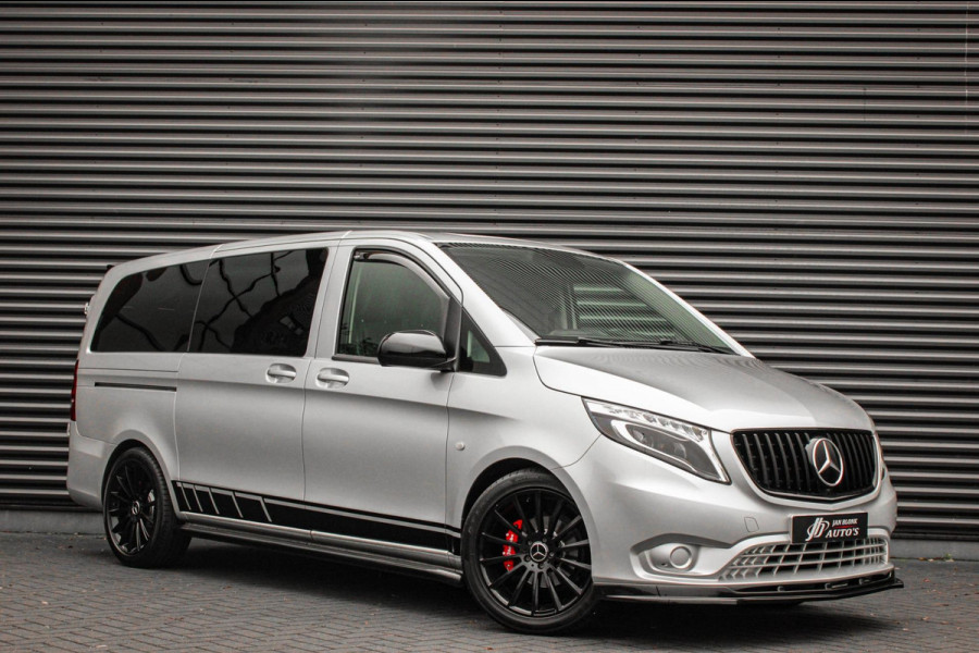 Mercedes-Benz Vito 136PK LANG JB- EDITION FULL BLACK / AMG / SPOILER / VERLAGINGSVEREN / NAVIGATIE / SIDE- BARS / FULL / NAVIGATIE