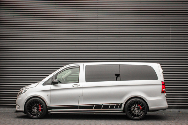Mercedes-Benz Vito 136PK LANG JB- EDITION FULL BLACK / AMG / SPOILER / VERLAGINGSVEREN / NAVIGATIE / SIDE- BARS / FULL / NAVIGATIE