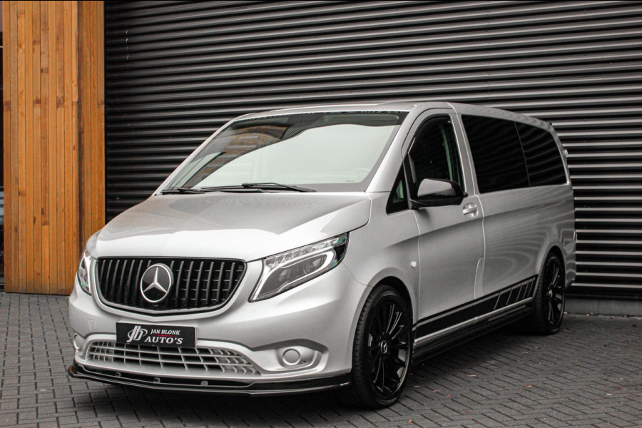 Mercedes-Benz Vito 136PK LANG JB- EDITION FULL BLACK / AMG / SPOILER / VERLAGINGSVEREN / NAVIGATIE / SIDE- BARS / FULL / NAVIGATIE